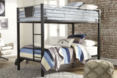 Best Deals Furniture - Ashley Furniture - Dinsmore Twin over Twin Bunk Bed with Mattresses - Twin over Twin Bunk Bed with Mattresses - B106B13