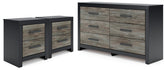 Best Deals Furniture - Ashley Furniture - Broachmyn Dresser and 2 Nightstands - Dresser and 2 Nightstands - PCB1118B28