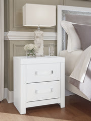 Best Deals Furniture - Ashley Furniture - Maeling Nightstand - Two Drawer Night Stand - PCB1119-92