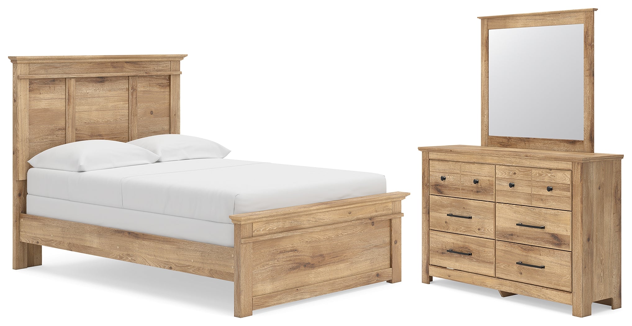 Best Deals Furniture - Ashley Furniture - Makidern Full Panel Bed, Dresser and Mirror - Full Panel Bed, Dresser and Mirror - PCB1170B21