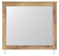 Best Deals Furniture - Ashley Furniture - Makidern Bedroom Mirror - Bedroom Mirror / Tan - PCB1170-36