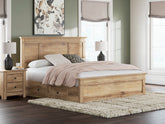 Best Deals Furniture - Ashley Furniture - Makidern King Panel Storage Bed - King Panel Storage Bed - PCB1170B17