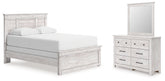 Best Deals Furniture - Ashley Furniture - Makidern Queen Panel Bed, Dresser and Mirror - Queen Panel Bed, Dresser and Mirror - PCB1171B3
