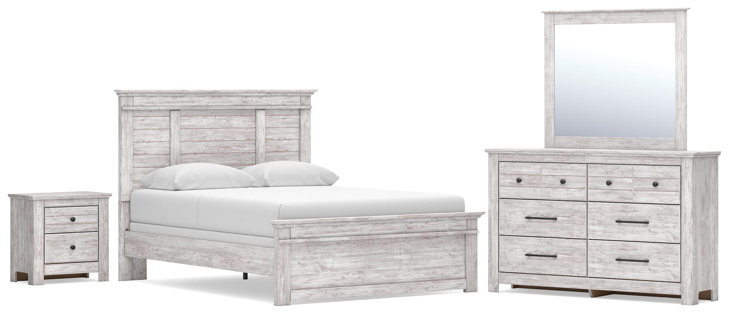 Best Deals Furniture - Ashley Furniture - Makidern Queen Panel Bed, Dresser, Mirror and Nightstand - Queen Panel Bed, Dresser, Mirror and Nightstand - PCB1171B40
