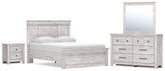 Best Deals Furniture - Ashley Furniture - Makidern Queen Panel Bed, Dresser, Mirror and Nightstand - Queen Panel Bed, Dresser, Mirror and Nightstand - PCB1171B40