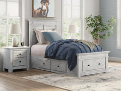 Best Deals Furniture - Ashley Furniture - Makidern Twin Panel Bed with Storage - Twin Panel Bed with Storage - PCB1171B38