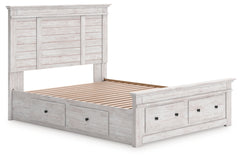 Makidern Queen Panel Storage Bed