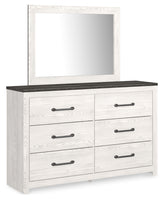 Best Deals Furniture - Ashley Furniture - Gerridan Queen Panel Bed with Dresser and Mirror, Chest and 2 Nightstands - Queen Panel Bed with Dresser, Mirror, Chest and 2 Nightstands / White/Gray - B1190B13