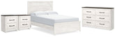 Best Deals Furniture - Ashley Furniture - Gerridan Queen Panel Bed, Dresser and 2 Nightstands - Queen Panel Bed, Dresser and 2 Nightstands - B1190B38