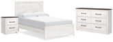 Best Deals Furniture - Ashley Furniture - Gerridan Queen Panel Bed, Dresser and Nightstand - Queen Panel Bed, Dresser and Nightstand - B1190B21