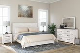 Best Deals Furniture - Ashley Furniture - Gerridan King Panel Bed, Dresser, Mirror and 2 Nightstands - King Panel Bed, Dresser, Mirror and 2 Nightstands - B1190B19