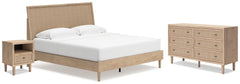 Best Deals Furniture - Ashley Furniture - Cielden King Panel Bed, Dresser and Nightstand - King Panel Bed, Dresser and Nightstand - B1199B13