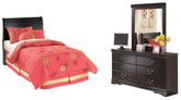 Best Deals Furniture - Ashley Furniture - Huey Vineyard Twin Sleigh Headboard, Dresser and Mirror - Twin Sleigh Headboard, Dresser and Mirror - B128B44