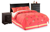 Best Deals Furniture - Ashley Furniture - Huey Vineyard Full Sleigh Headboard, Chest and Nightstand - Full Sleigh Headboard, Chest and Nightstand - B128B34