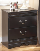 Best Deals Furniture - Ashley Furniture - Huey Vineyard Nightstand - Two Drawer Night Stand - B128-92