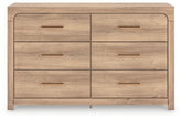 Best Deals Furniture - Ashley Furniture - Kinlanni Dresser - Six Drawer Dresser - PCB1360-31