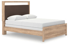 Best Deals Furniture - Ashley Furniture - Kinlanni Queen Upholstered Panel Bed - Queen Upholstered Panel Bed - PCB1360B4