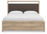 Best Deals Furniture - Ashley Furniture - Kinlanni King Upholstered Panel Bed - King Upholstered Panel Bed - PCB1360B15