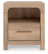 Best Deals Furniture - Ashley Furniture - Kinlanni Nightstand - One Drawer Night Stand - PCB1360-91
