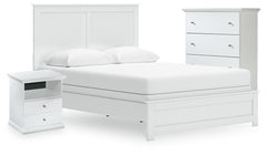 Best Deals Furniture - Ashley Furniture - Bostwick Shoals Queen Panel Bed, Cheat and Nightstand - Queen Panel Bed, Cheat and Nightstand - B139B68