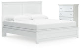 Best Deals Furniture - Ashley Furniture - Bostwick Shoals King Panel Bed and Chest - King Panel Bed and Chest - B139B63