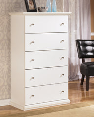 Best Deals Furniture - Ashley Furniture - Bostwick Shoals Chest of Drawers - Five Drawer Chest - B139-46