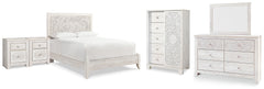Best Deals Furniture - Ashley Furniture - Paxberry Queen Panel Bed, Dresser, Mirror, Chest and 2 Nightstands - Queen Panel Bed, Dresser, Mirror, Chest and 2 Nightstands - B181B36
