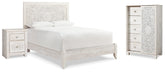 Best Deals Furniture - Ashley Furniture - Paxberry Queen Panel Bed, Chest and Nightstand - Queen Panel Bed, Chest and Nightstand - B181B28