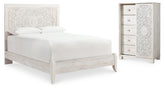 Best Deals Furniture - Ashley Furniture - Paxberry Queen Panel Bed and Chest - Queen Panel Bed and Chest - B181B21