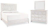 Best Deals Furniture - Ashley Furniture - Paxberry King Panel Bed, Dresser and Mirror - King Panel Bed, Dresser and Mirror - B181B9