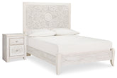 Best Deals Furniture - Ashley Furniture - Paxberry Full Panel Bed and Nightstand - Full Panel Bed and Nightstand - B181B20