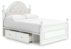 Kozlani Full Upholstered Panel Bed with Storage
