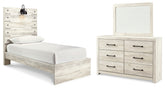 Best Deals Furniture - Ashley Furniture - Cambeck Twin Panel Bed, Dresser and Mirror - Twin Panel Bed, Dresser and Mirror - B192B25