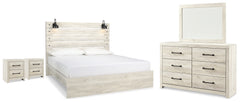 Best Deals Furniture - Ashley Furniture - Cambeck King Panel Bed, Dresser, Mirror and 2 Nightstands - King Panel Bed, Dresser, Mirror and 2 Nightstands - B192B130