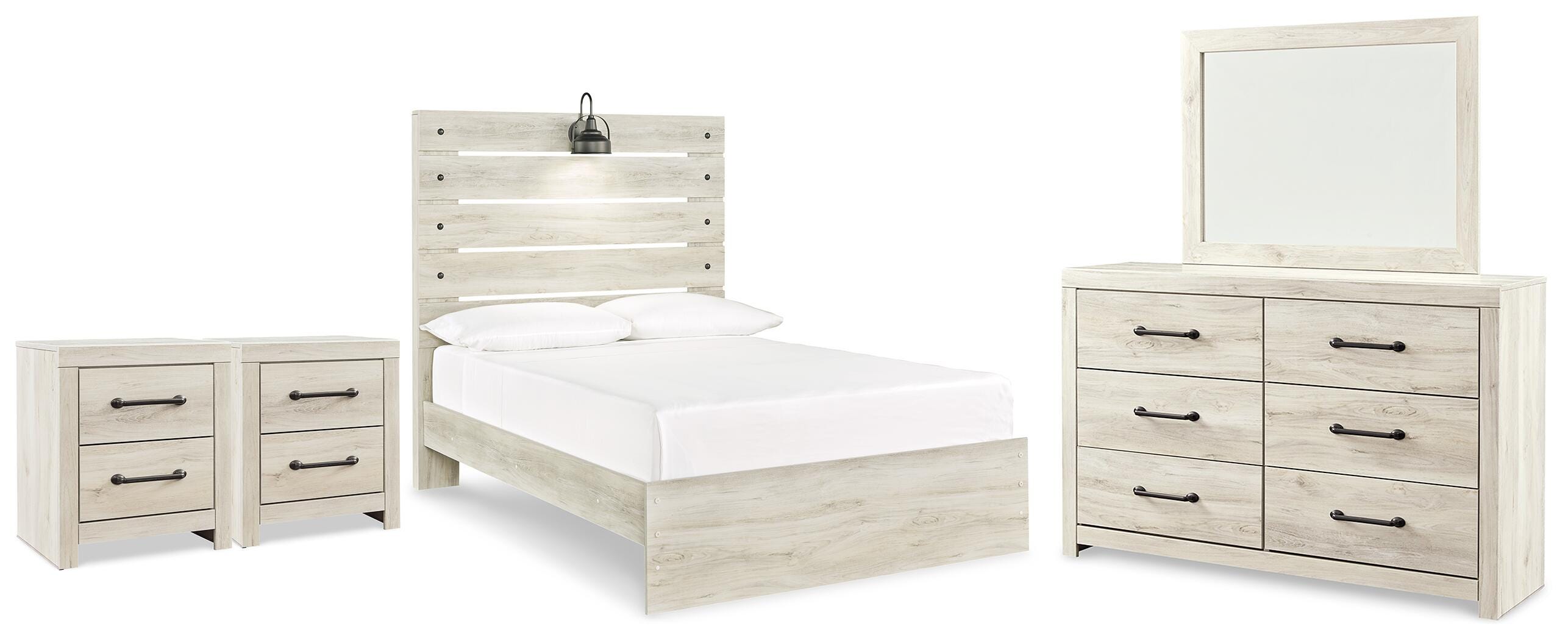 Best Deals Furniture - Ashley Furniture - Cambeck Full Panel Bed, Dresser, Mirror and 2 Nightstands - Full Panel Bed, Dresser, Mirror and 2 Nightstands - B192B143