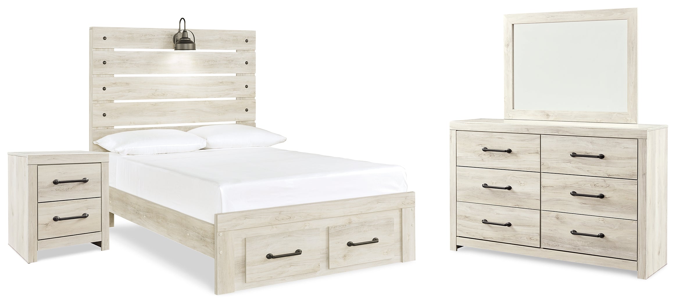 Best Deals Furniture - Ashley Furniture - Cambeck Full Panel Bed, Dresser, Mirror and Nightstand - Full Panel Bed, Dresser, Mirror and Nightstand - B192B77