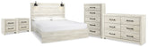 Best Deals Furniture - Ashley Furniture - Cambeck King Panel Bed, Dresser, Chest and 2 Nightstands - King Panel Bed, Dresser, Chest and 2 Nightstands - B192B112
