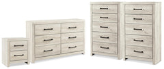 Cambeck Dresser, 2 Chests and 1 Nightstand