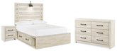 Best Deals Furniture - Ashley Furniture - Cambeck Full Panel Storage Bed with Dresser and Nightstand - Full Panel Storage Bed with Dresser and Nightstand - B192B105