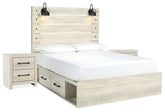 Best Deals Furniture - Ashley Furniture - Cambeck Queen Panel Storage Bed and 2 Nightstands - Queen Panel Storage Bed and 2 Nightstands - B192B135