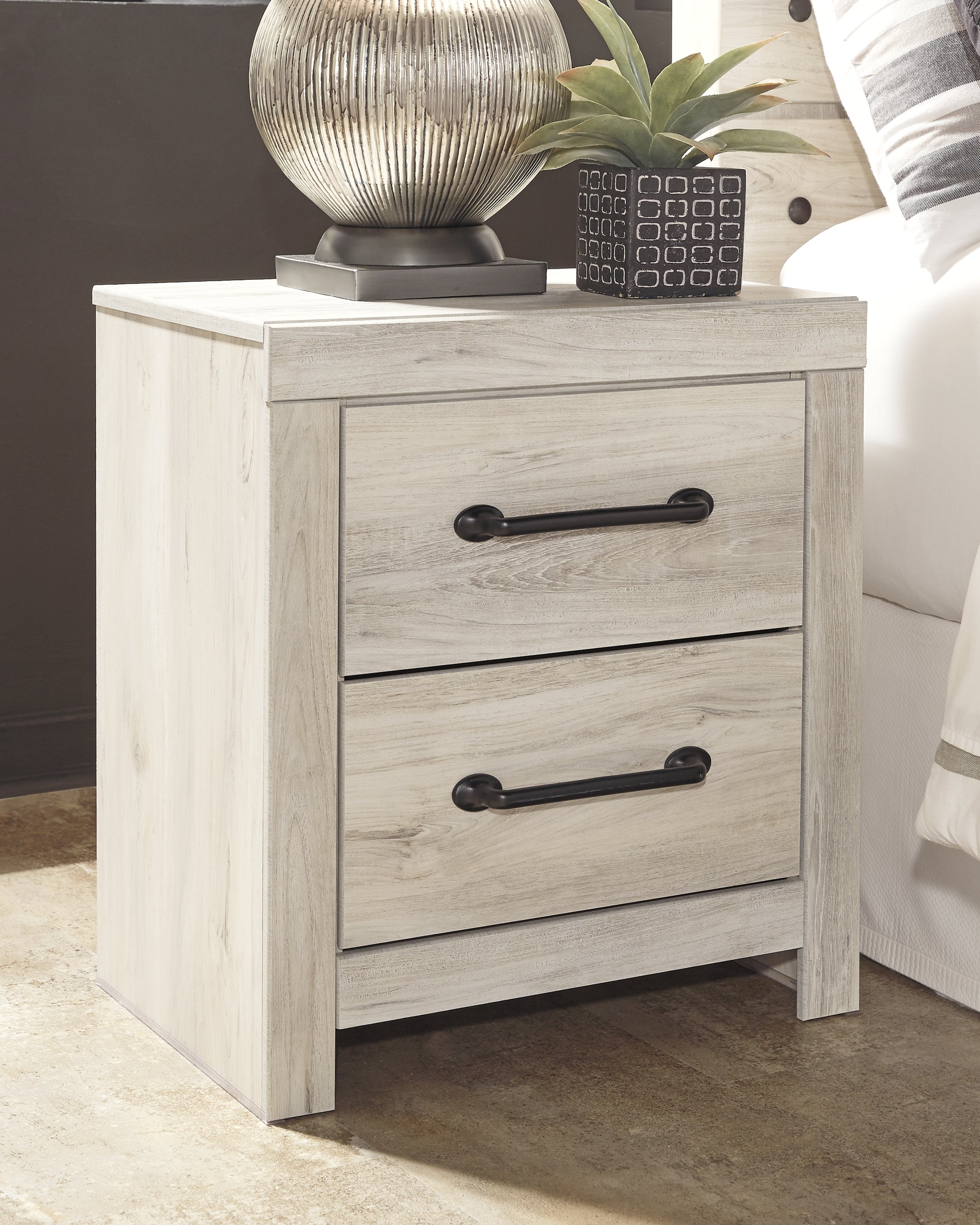 Best Deals Furniture - Ashley Furniture - Cambeck Nightstand - Two Drawer Night Stand - B192-92