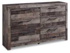 Derekson Queen Panel Storage Bed, Dresser and 2 Nightstands
