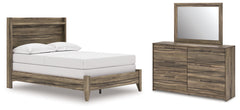 Best Deals Furniture - Ashley Furniture - Elbrim Full Panel Bed, Dresser and Mirror - Full Panel Bed, Dresser and Mirror - PCB2005B9