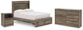 Best Deals Furniture - Ashley Furniture - Elbrim Full Storage Bed, Dresser and Nightstand - Full Storage Bed, Dresser and Nightstand - PCB2005B27