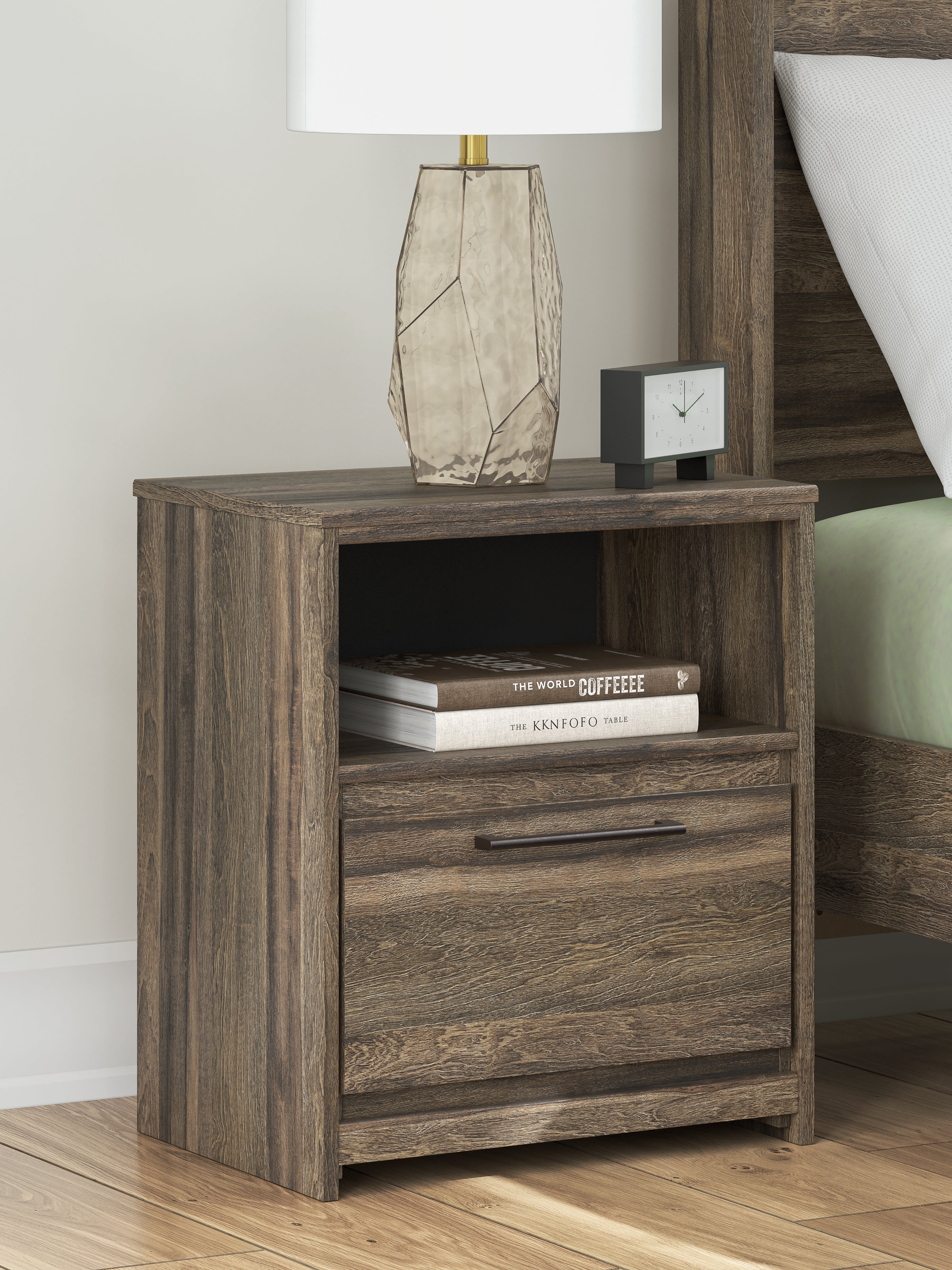 Best Deals Furniture - Ashley Furniture - Elbrim Nightstand - One Drawer Night Stand - PCB2005-91