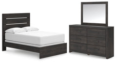 Best Deals Furniture - Ashley Furniture - Hollivern Full Panel Bed, Dresser and Mirror - Full Panel Bed, Dresser and Mirror - PCB2108B14