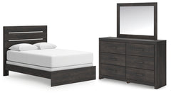 Best Deals Furniture - Ashley Furniture - Hollivern Queen Panel Bed, Dresser and Mirror - Queen Panel Bed, Dresser and Mirror - PCB2108B3