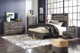 Best Deals Furniture - Ashley Furniture - Drystan Queen Panel Bed, Dresser, Mirror, Chest and Nightstand - Queen Panel Bed, Dresser, Mirror, Chest and Nightstand - B211B74