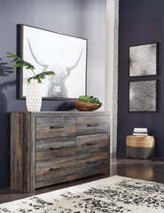 Best Deals Furniture - Ashley Furniture - Drystan Dresser - Six Drawer Dresser - B211-31
