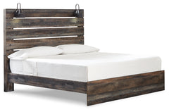 Drystan King Panel Bed and 2 Nightstands